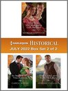 Cover image for Harlequin Historical: July 2022 Box Set 2 of 2